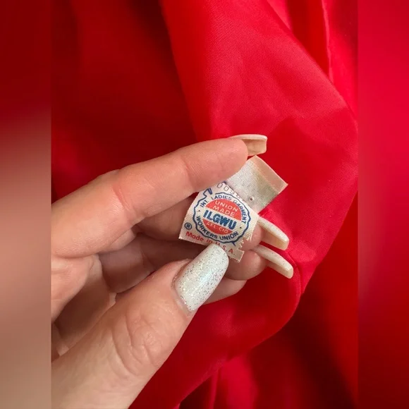 80s does 40s Vintage Lilli Ann Red Blazer - Picture 5 of 11